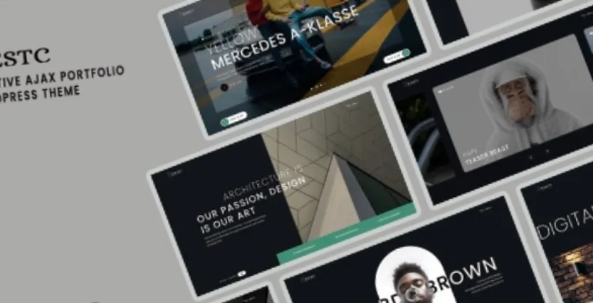 Mestc Creative Ajax Portfolio WordPress Theme