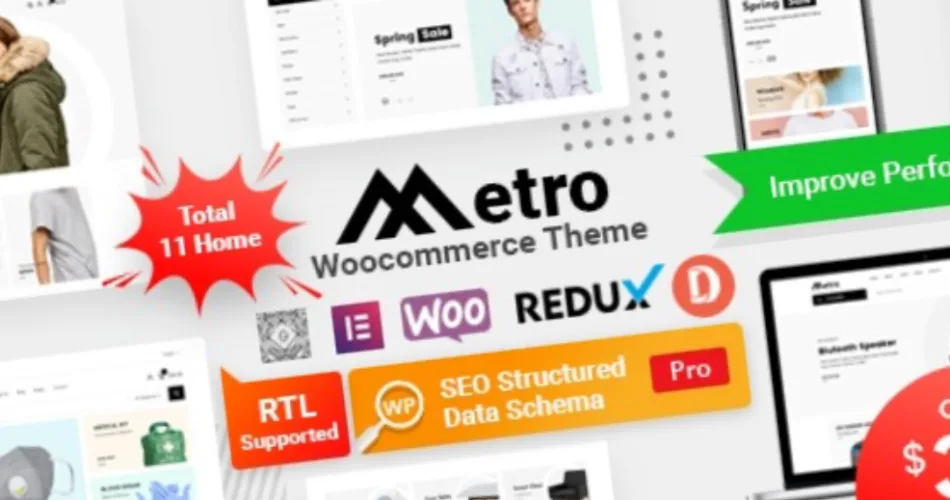 Metro Minimal WooCommerce WordPress Theme