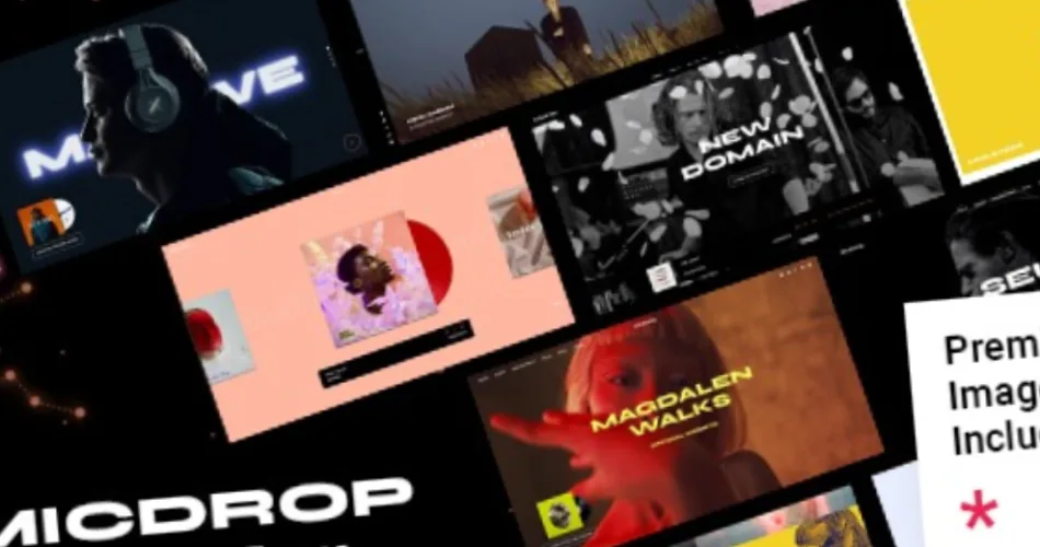 Micdrop Music WordPress Theme