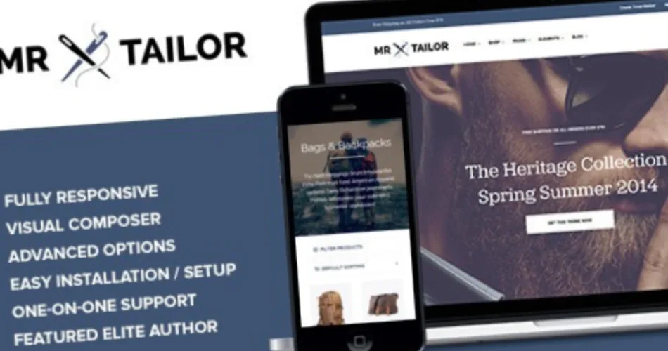 Mr. Tailor eCommerce WordPress Theme for WooCommerce