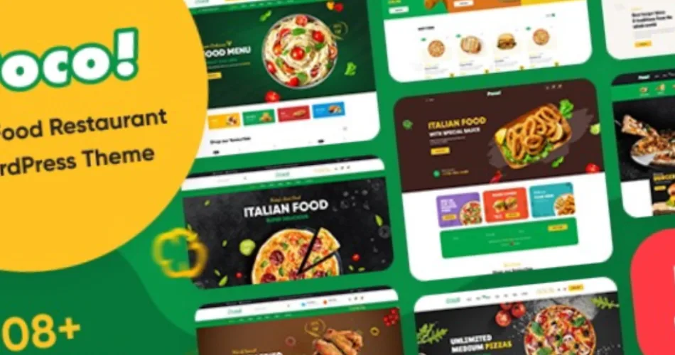 Poco Fast Food Restaurant WordPress Theme