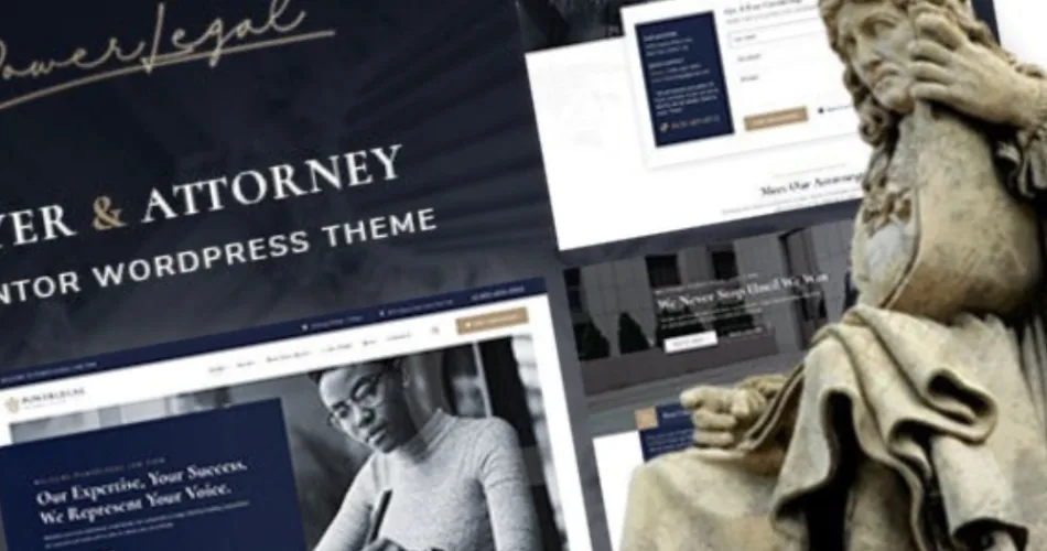 Powerlegal Law, Lawyer & Attorney WordPress Theme