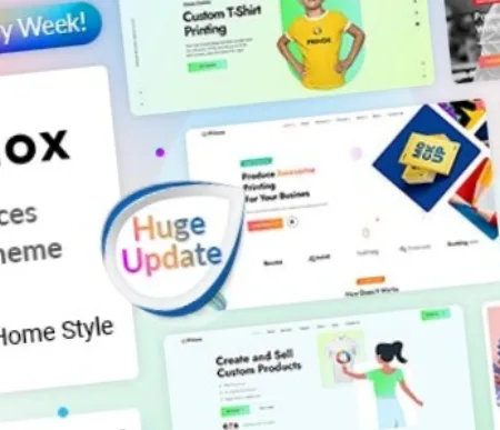Prinox (v2.1.8) Printing Services WordPress Theme