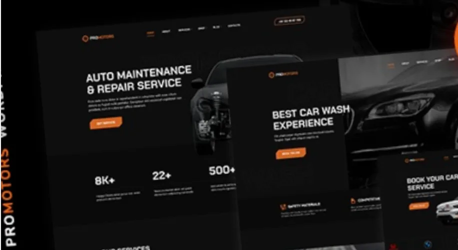 ProMotors Car Service and Detailing WordPress Theme