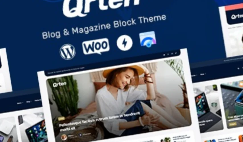 Qrten Block-Based WordPress Theme for Blog & Magazine