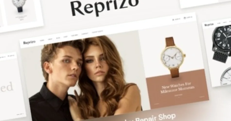 Reprizo Jewelry & Watch Shop WordPress Theme