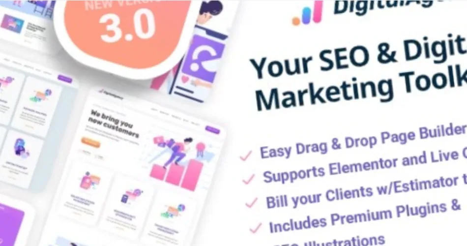 SEOWP SEO & Digital Marketing WordPress Theme