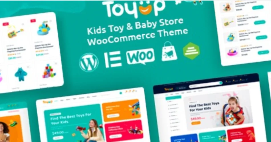 Toyup Kids Toys Store WooCommerce WordPress Theme