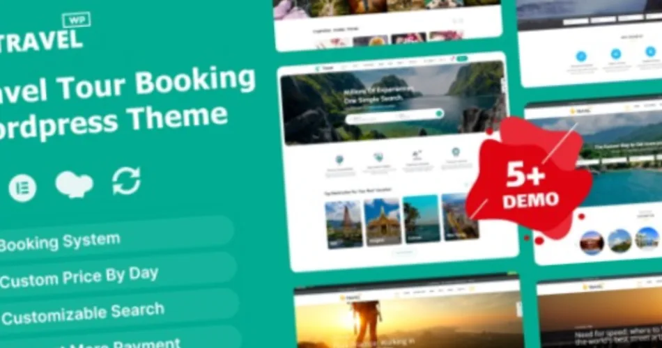 TravelWp Travel Tour Booking WordPress Theme