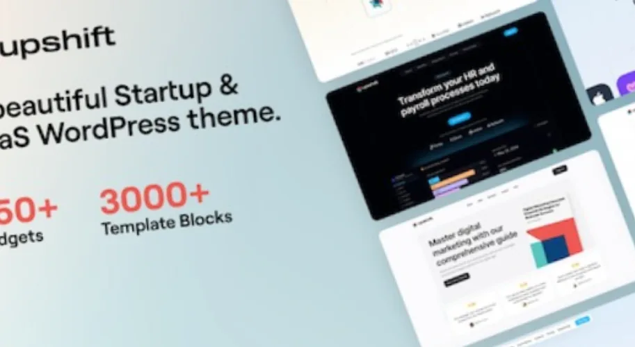 Upshift Startup & SaaS WordPress Theme