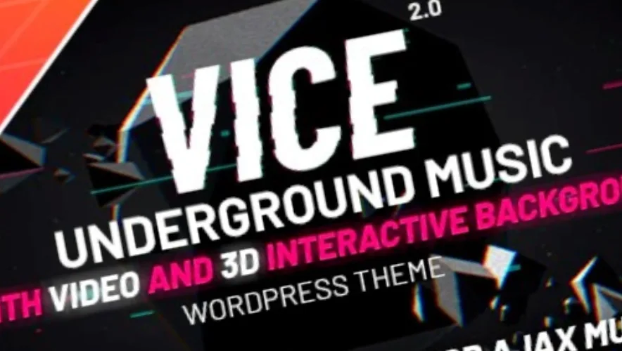 Vice Underground Music Elementor WordPress Theme