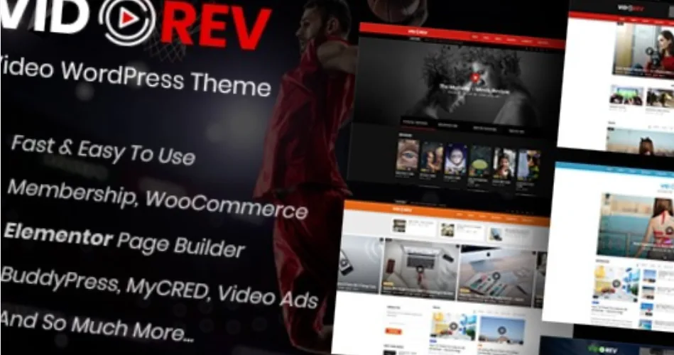 VidoRev Video WordPress Theme