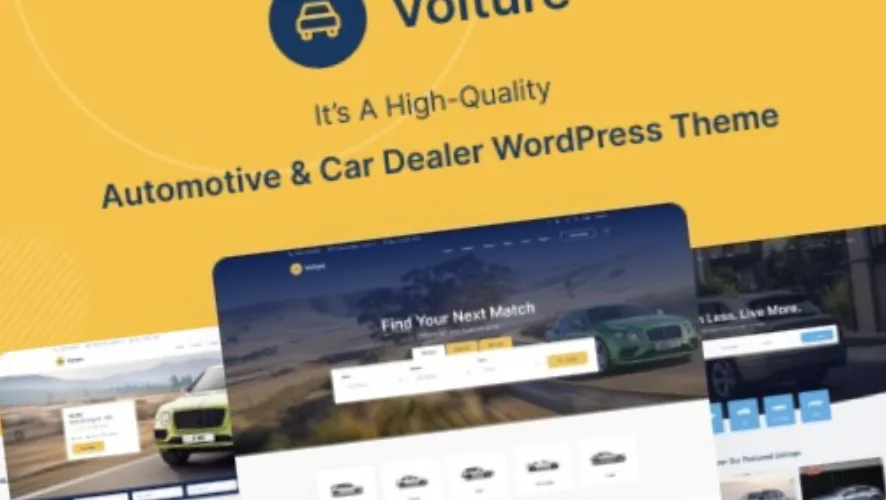 Voiture Automotive & Car Dealer WordPress Theme