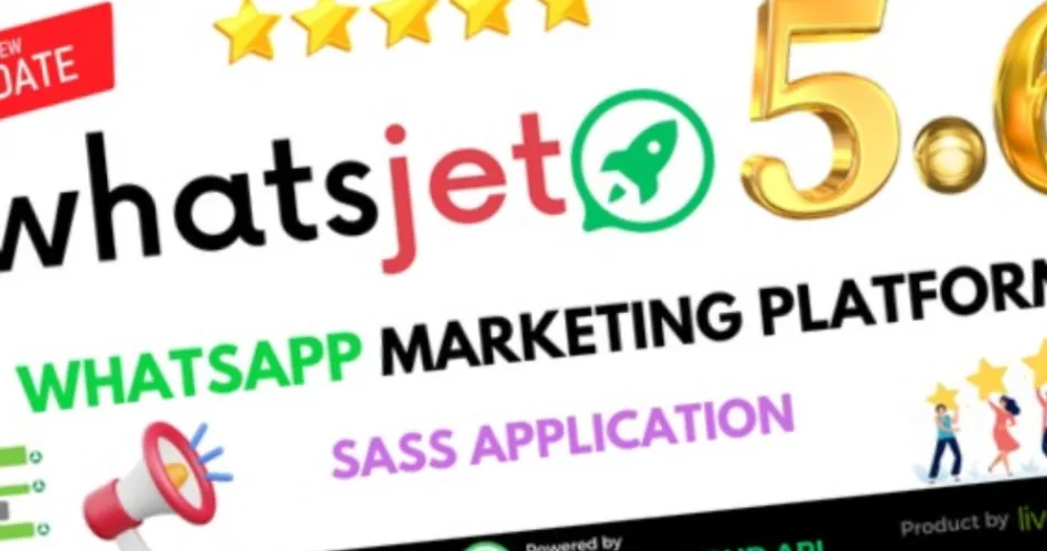 WhatsJet SaaS A WhatsApp Marketing Platform with Bulk Sending, Campaigns, Chat Bots & CRM