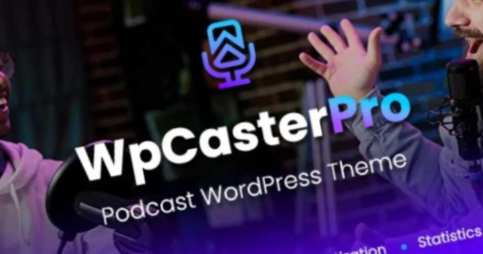 WpCasterPro Podcast WordPress Theme with Non-Stop Player & Monetization System