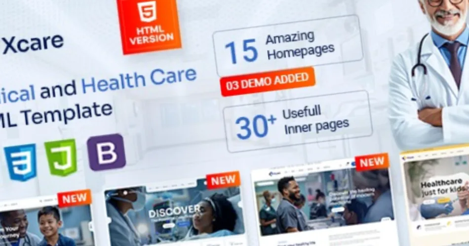 Xcare Medical and HealthCare WordPress Theme