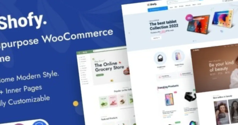 shofy Highly Customizable WooCommerce WordPress Theme