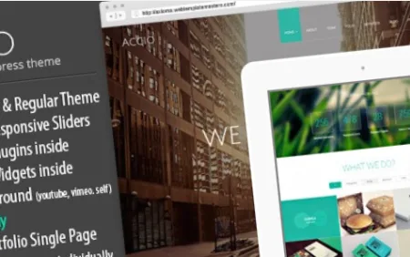 Accio (v1.5.1) Responsive Onepage Parallax Agency WP Theme