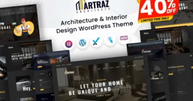 Artraz Architecture and Interior Design WordPress Theme