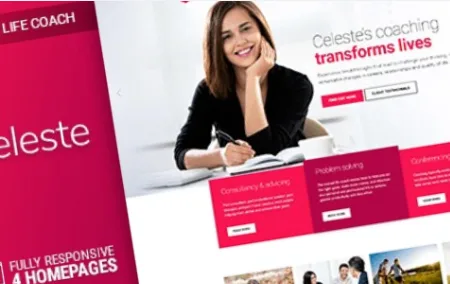 Celeste (v1.3.7) Life Coach & Therapist WordPress Theme