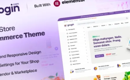 Grogin (v1.2.1) Grocery Store WooCommerce WordPress Theme