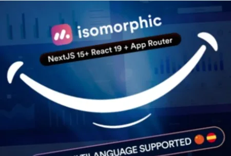 Isomorphic (v7.6.3) React Admin Dashboard Template