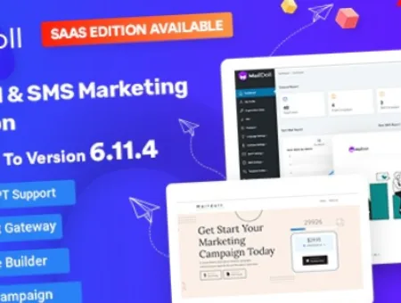 Maildoll (v6.11.7) Email Marketing & SMS Marketing SaaS Application