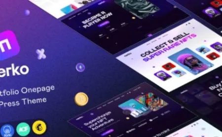 Nerko (v1.4) NFT Portfolio WordPress Theme