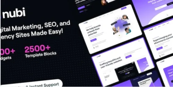 Nubi Digital Marketing & SEO WordPress Theme