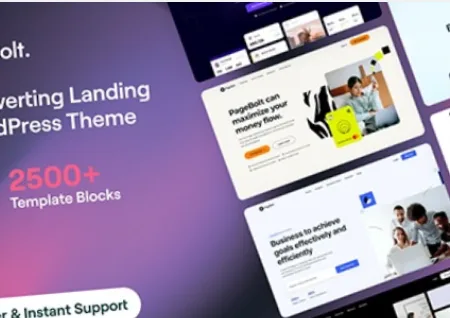 PageBolt (v3.1.2) Landing Page WordPress Theme
