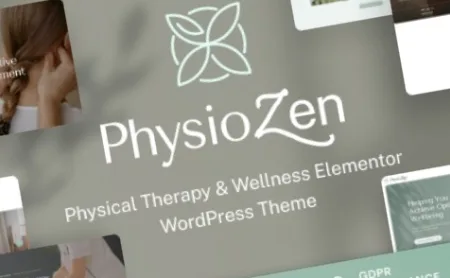 PhysioZen (v1.1.0) Chiropractor & Physiotherapy Wellness WordPress Theme