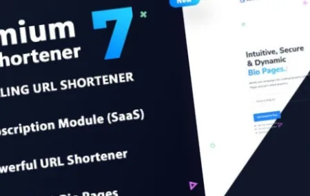 Premium Url Shortener (v7.6.3) + Saas Theme (v5.0)