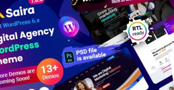 Saira Digital Agency Creative Portfolio Theme