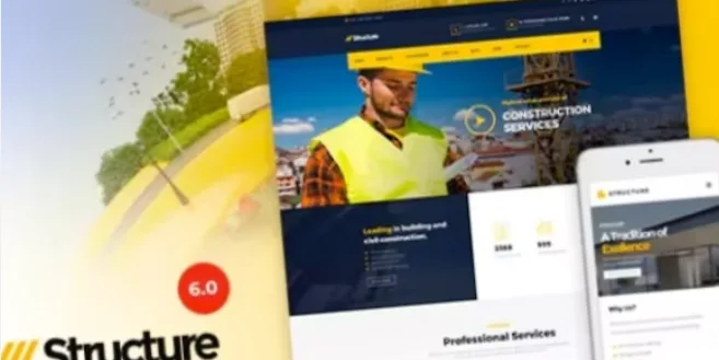Structure Construction WordPress Theme
