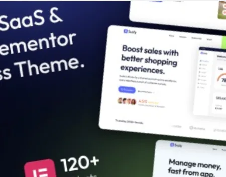 Suzly (v1.0.3) SaaS & Startup Elementor WordPress Theme