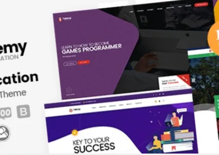 Talemy (v1.2.26) LMS Education WordPress Theme