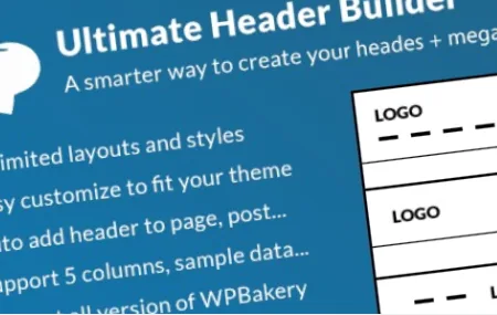 Ultimate Header Builder (v1.8.3) Addon WPBakery Page Builder