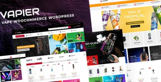 Vapier Vape Store WooCommerce WordPress Theme