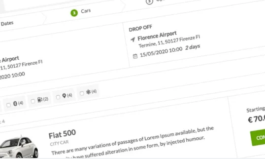 Vik Rent Car Pro WordPress