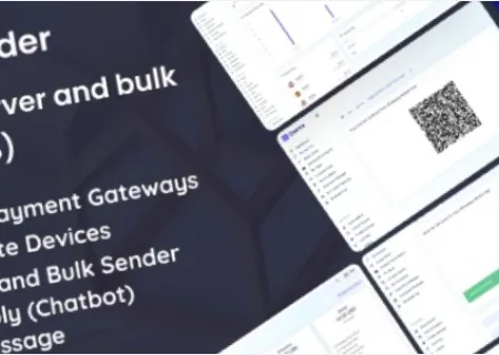 WASender (v4.7) Whatsapp server & bulk sender (SAAS) AMCoders