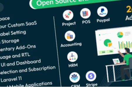 WorkDo Dash SaaS (v6.2) Open Source ERP with Multi-Workspace 