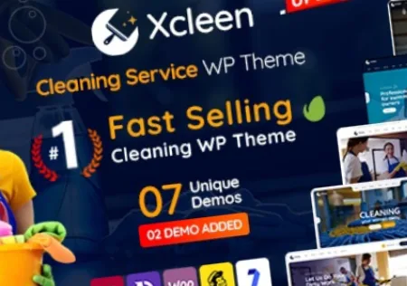Xcleen Cleaning Services WordPress Theme (v2.0.1)