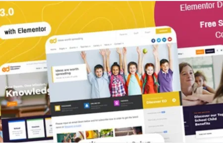 Ed School: Education WordPress Theme (v3.25.1)
