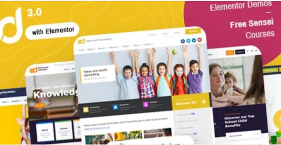 Ed School: Education WordPress Theme