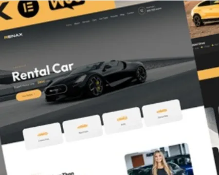 Renax (v1.3.1) Car Rental Elementor WordPress Theme