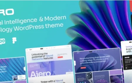 Aiero AI Agency & Technology WordPress Theme v2.0.1