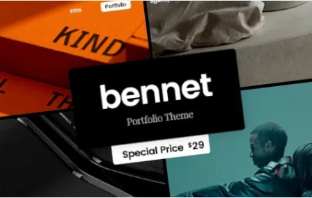 Bennet (v1.2) Creative Portfolio WordPress Theme