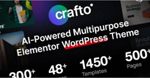 Crafto AI-Powered Multipurpose WordPress Theme