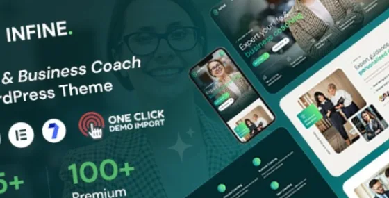 Infine Life Coach and Business Coach WordPress Theme