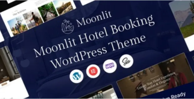 Moonlit Hotel Booking WordPress Theme